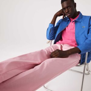 Lacoste LIVE Organic Puuvilla Suoraan Chinos Pinkki | GLR-314059