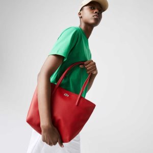 Lacoste L.12.12 Concept Small Zip Tote Punainen | VLH-687310