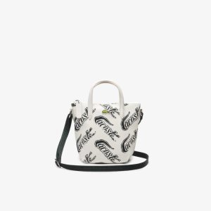 Lacoste L.12.12 Logo Print Tote - Small Monivärinen | YJG-562483