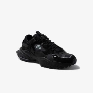 Lacoste L-Guard Breaker Tekstiili and Mokka Mustat Mustat | DWP-196032