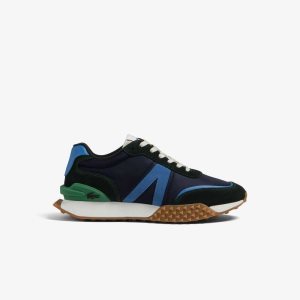 Lacoste L-Spin Deluxe Nahkaiset Laivastonsininen Sininen | VSR-425167