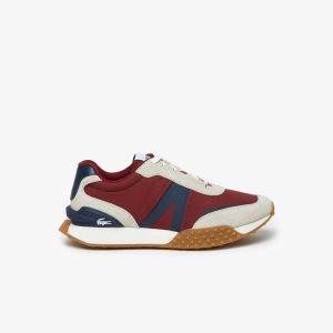 Lacoste L-Spin Deluxe Talvi Nahkaiset Ulkoilu Sininen | AQJ-297501