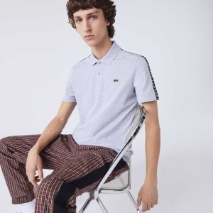 Lacoste Lettered Band Ultra-Kevyet Puuvilla Harmaat | DVE-032561