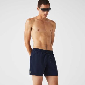 Lacoste Light Quick-Dry Swim Laivastonsininen Sininen Mustat | KFV-472981