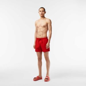 Lacoste Light Quick-Dry Swim Punainen Vihreä | UMA-349128
