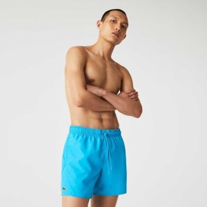 Lacoste Light Quick-Dry Swim Turkoosi Laivastonsininen Sininen | KJQ-679148