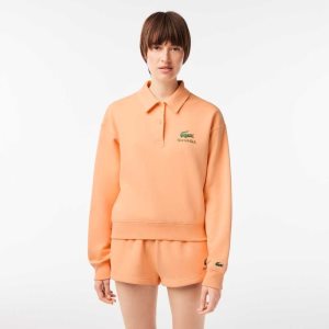 Lacoste Long Sleeve x Urheilulliset & Rich Vaaleanoranssi | DIE-612874