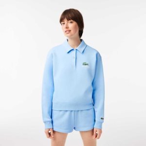 Lacoste Long Sleeve x Urheilulliset & Rich Sininen | EHA-457098