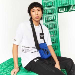 Lacoste Minecraft Print Canvas Vertical Crossover Monivärinen | PIE-120769