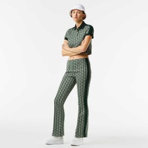 Lacoste Monogram Print Trackpants Vihreä Beige | EZJ-704152
