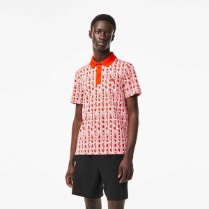 Lacoste Movement Two-Tone Printed Pinkki Punainen | HMI-678403