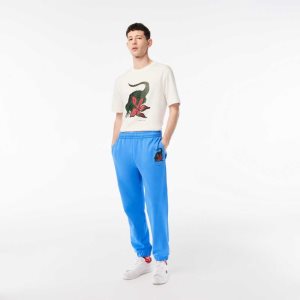 Lacoste Netflix Croc Print Track Sininen | YFV-763948
