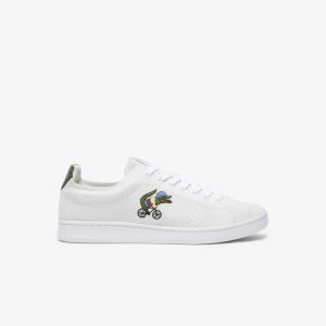 Lacoste Netflix Sex Education Carnaby Piquee Valkoinen Vihreä | LIO-346278