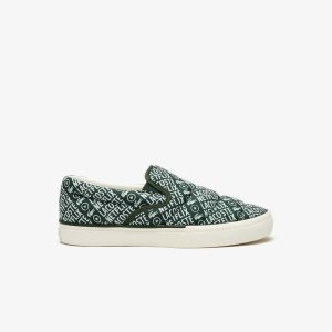 Lacoste Netflix Slip-On Jump Serve Vihreä Valkoinen | IDB-201569