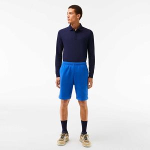 Lacoste Organic Brushed Puuvilla Fleece Sininen | ITK-439720