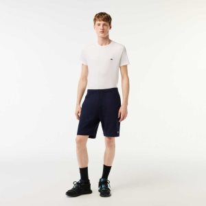 Lacoste Organic Brushed Puuvilla Fleece Laivastonsininen Sininen | XUO-980734