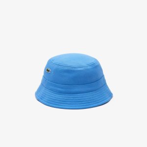 Lacoste Organic Puuvilla Bucket Sininen | HIR-348691