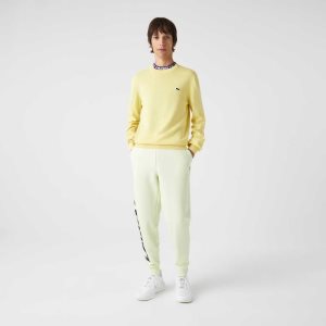 Lacoste Organic Puuvilla Crew Neck Keltainen | MUH-716349