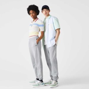 Lacoste Organic Puuvilla Fleece Jogging Harmaat | PML-370286