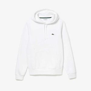 Lacoste Organic Puuvilla Hupullinen Valkoinen | NML-248705