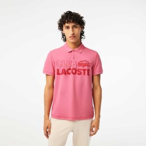 Lacoste Organic Puuvilla Printed Pinkki | CPU-618493