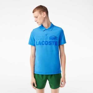 Lacoste Organic Puuvilla Printed Sininen | SCX-243987