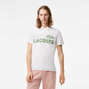Lacoste Organic Puuvilla Printed Valkoinen | NGM-481623