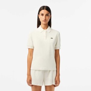 Lacoste Organic Puuvilla Terry Cloth Valkoinen | RPJ-375824