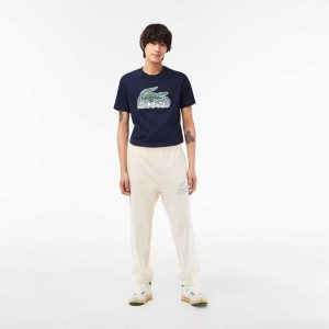 Lacoste Organic Puuvilla Track Valkoinen | IMZ-756084