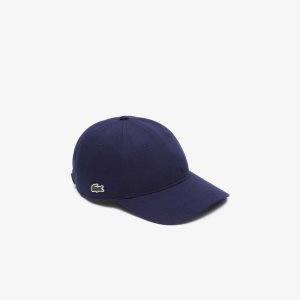 Lacoste Organic Puuvilla Twill Laivastonsininen Sininen | LMI-021493