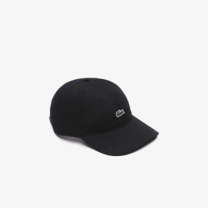 Lacoste Organic Puuvilla Twill Mustat | LZM-614538