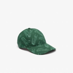 Lacoste Organic Puuvilla Vintage Print Vihreä Khaki Vihreä | RZY-479028