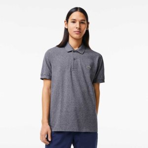 Lacoste Original L.12.12 Heathered Petit Pique Puuvilla Harmaat | BGT-239187