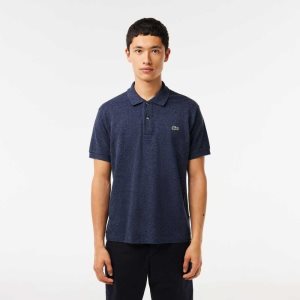 Lacoste Original L.12.12 Heathered Petit Pique Puuvilla Sininen | NEI-674815