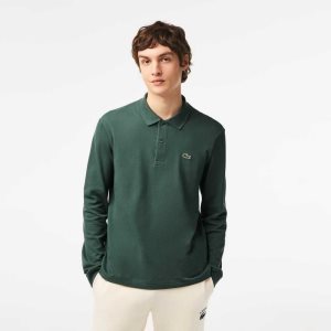 Lacoste Original L.12.12 Long Sleeve Puuvilla Vihreä | AMD-547328