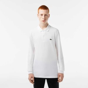 Lacoste Original L.12.12 Long Sleeve Puuvilla Valkoinen | TYM-034529