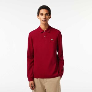 Lacoste Original L.12.12 Long Sleeve Puuvilla Viininpunainen | URS-184379