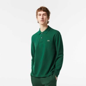 Lacoste Original L.12.12 Long Sleeve Puuvilla Vihreä | VHS-697812