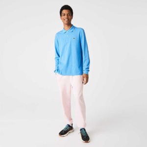 Lacoste Original L.12.12 Long Sleeve Puuvilla Sininen | ZIW-897540