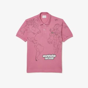 Lacoste Original L.12.12 Planisphere Pinkki | AJQ-931745