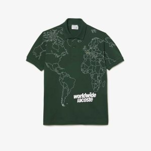 Lacoste Original L.12.12 Planisphere Vihreä | EFV-604832