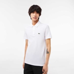 Lacoste Original L.12.12 Slim Fit Petit Pique Puuvilla Valkoinen | BXH-804756