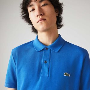 Lacoste Original L.12.12 Slim Fit Petit Pique Puuvilla Sininen | FAW-607184