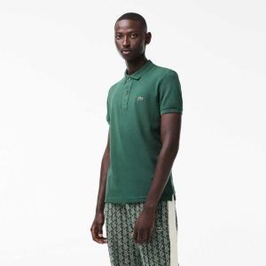 Lacoste Original L.12.12 Slim Fit Petit Pique Puuvilla Vihreä | FPU-142953