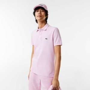 Lacoste Original L.12.12 Slim Fit Petit Pique Puuvilla Pinkki | GWJ-016375
