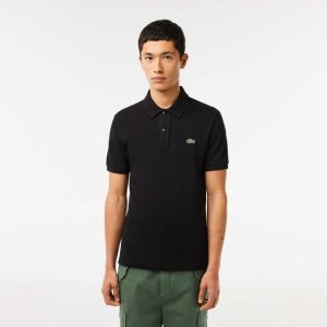 Lacoste Original L.12.12 Slim Fit Petit Pique Puuvilla Mustat | KOP-310478