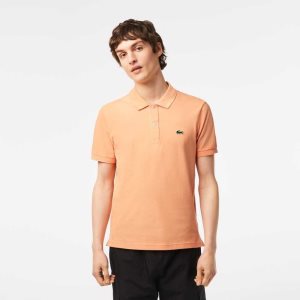 Lacoste Original L.12.12 Slim Fit Petit Pique Puuvilla Vaaleanoranssi | KXE-968402