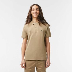 Lacoste Original L.12.12 Slim Fit Petit Pique Puuvilla Beige | MQP-743619