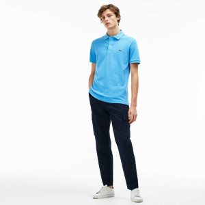 Lacoste Original L.12.12 Slim Fit Petit Pique Puuvilla Vaaleansininen | VTB-698035