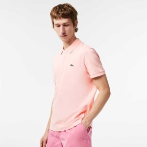 Lacoste Original L.12.12 Slim Fit Petit Pique Puuvilla Pinkki | YPF-742619